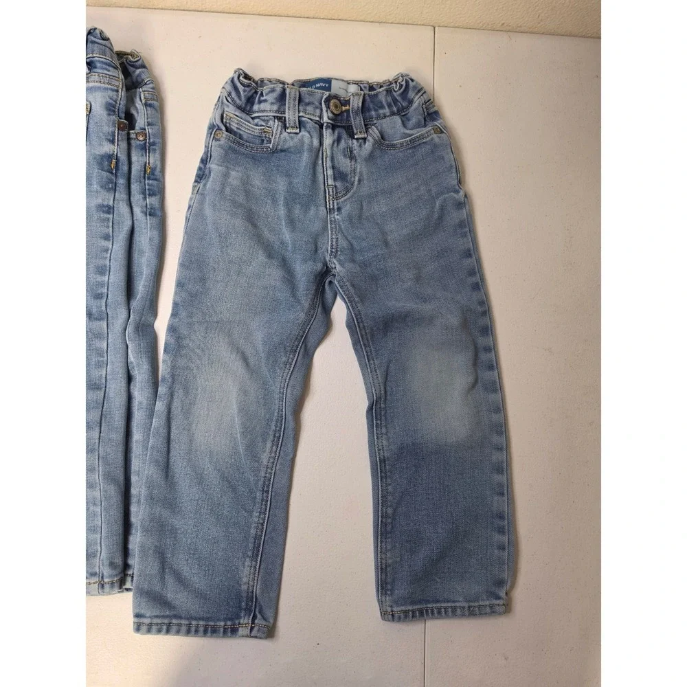 Lot of 4 Kids Jeans Size 4T Old Navy Cat & Jack Jordache Blue Denim Pants